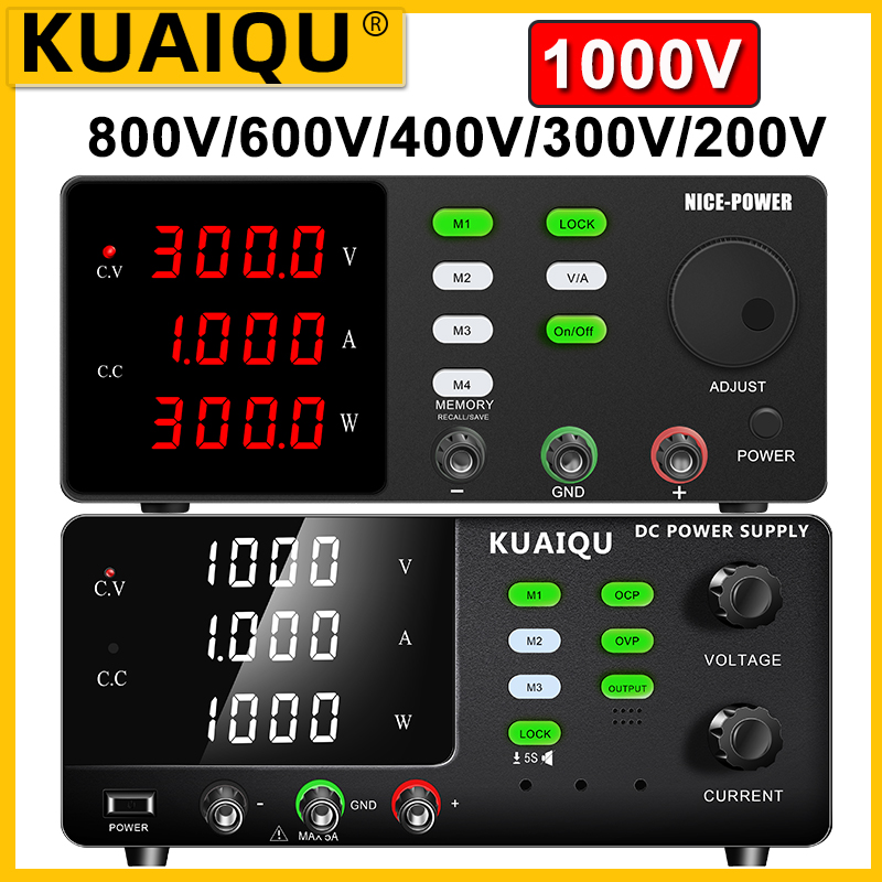 مصدر طاقة تيار مستمر عالي الجه - مراجعة Switching Dc Power Supply 300V 1A وسعره