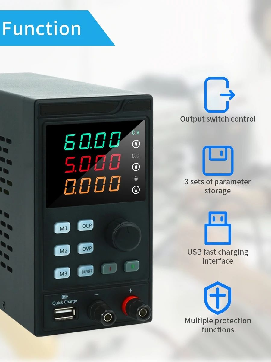 مقعد MYAMI قابل للتعديل مزود ط - مراجعة Programmable Dc Power Supply 60V 10A وسعره